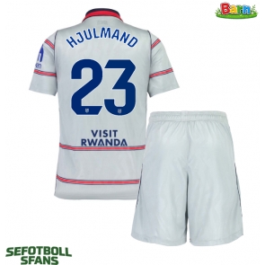 Atletico Madrid Morten Hjulmand #23 Tredjeställ Barn 2026-27 Kortärmad (+ Korta byxor)